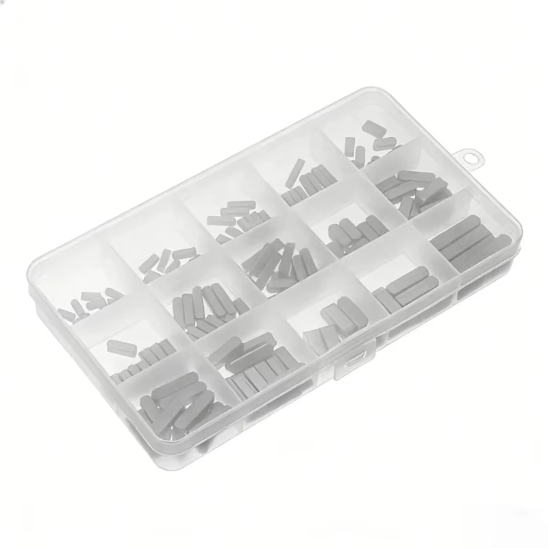 Kit de 175 goupilles carrées parallèles en boîte