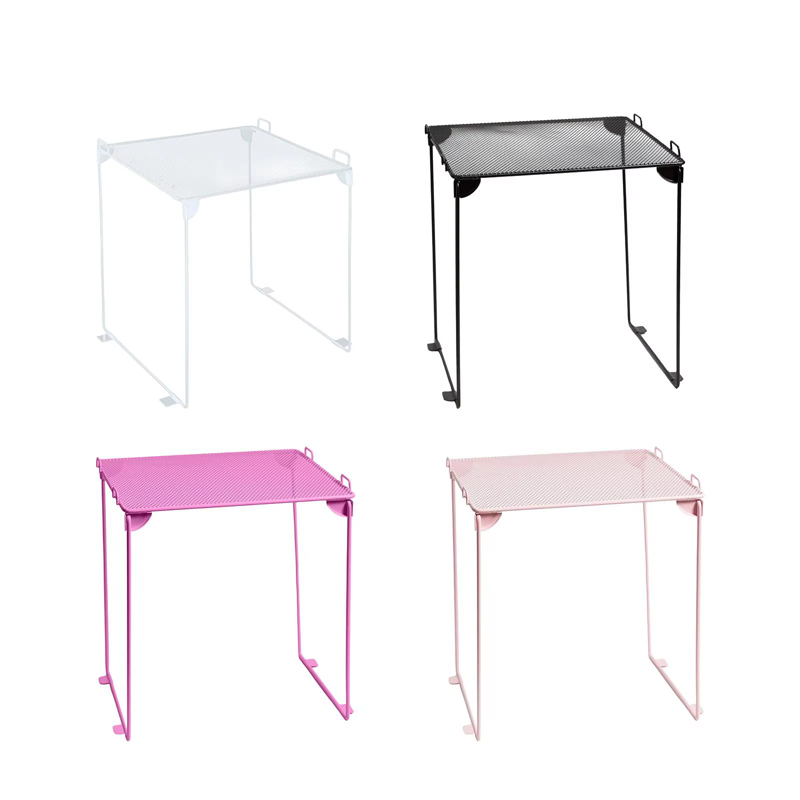 Étagère de rangement pliable en métal