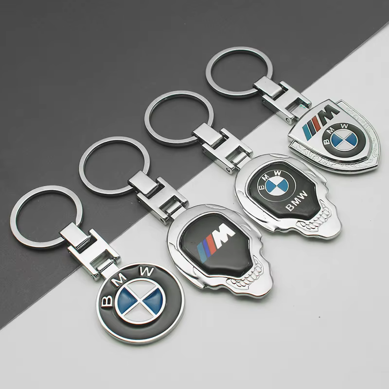 Porte-clés en métal 3D pour voiture