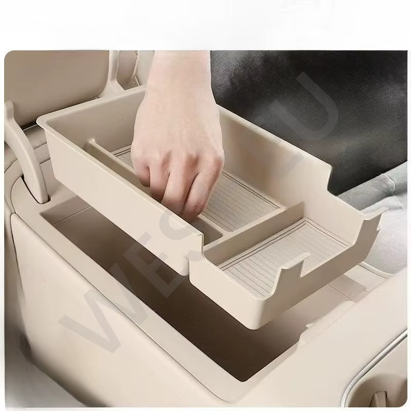 Boîte de rangement pour accoudoir MG S6 EV 2026, conteneur de rangement durable pour console centrale, ajustement précis, installation facile, accessoires intérieurs