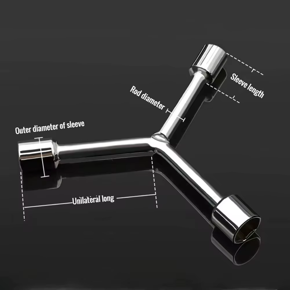 Clé à douille triangulaire pour vélo