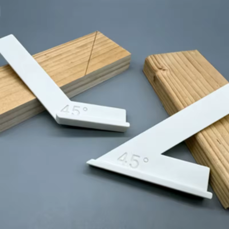 2 pièces Guide d'angle de 45 degrés pour le travail du bois