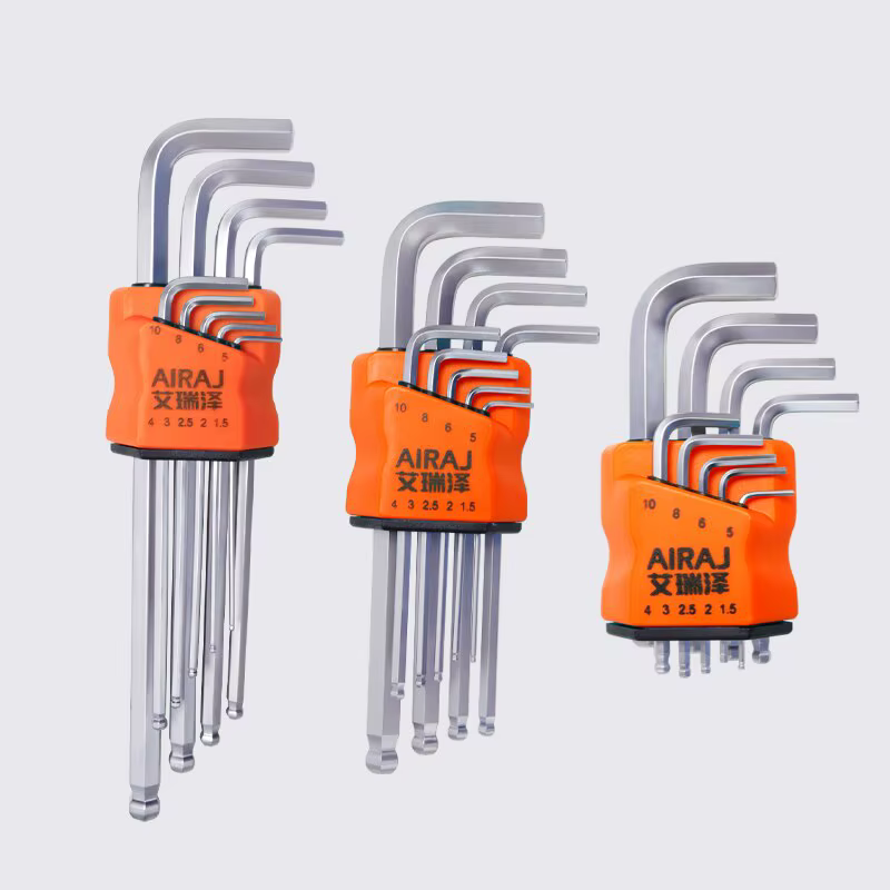AIRAJ Allen Wrench Set Clé Hexagonale Multifonctionnel Bras Court Outil Clé Universelle