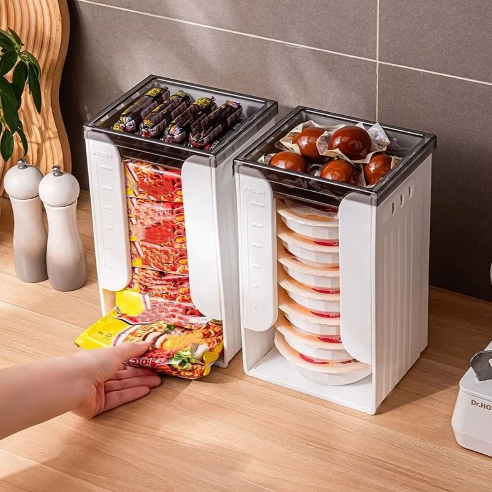 Boîte de rangement pour nouilles instantanées de grande capacité