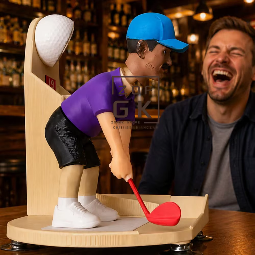 Décapsuleur de bière sur le thème du golf