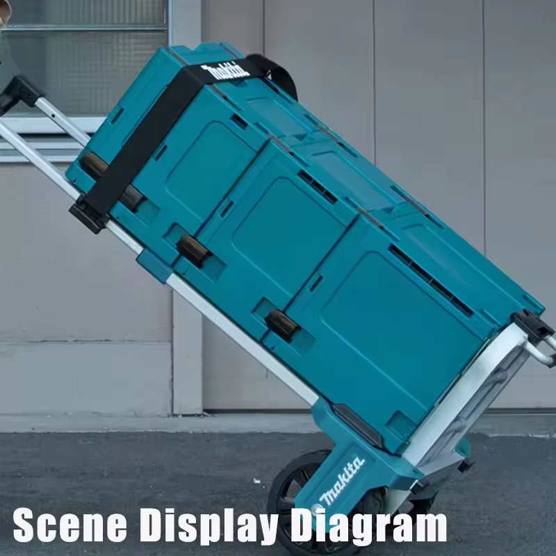 Makita MAKPAC boîtier en plastique perceuse électrique multicouche stockage d'équipement Portable multifonctionnel vendre séparément 1 pièces boîte à outils