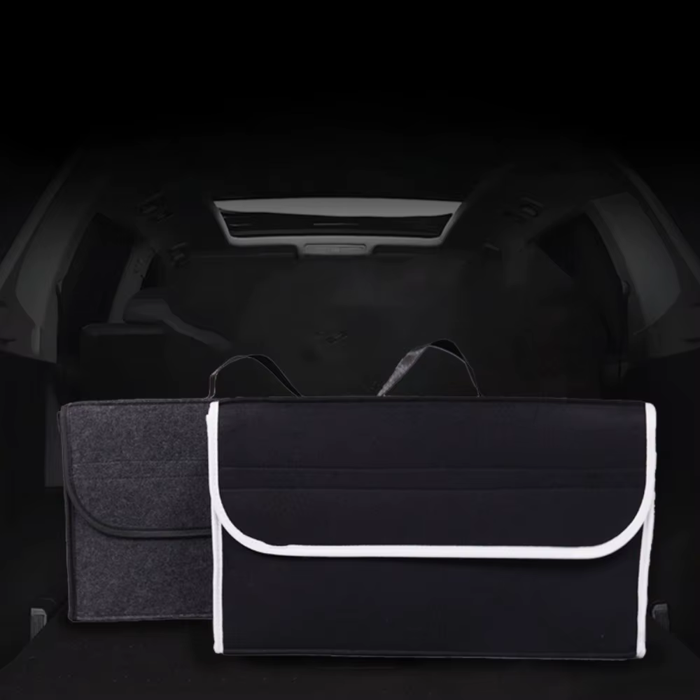 Boîte de rangement en feutre pour voiture