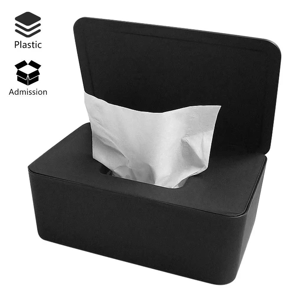 Boîte à mouchoirs humides anti-poussière avec couvercle