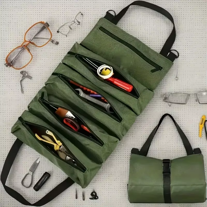 Rouleau à outils, sac à outils multi-usage enroulable