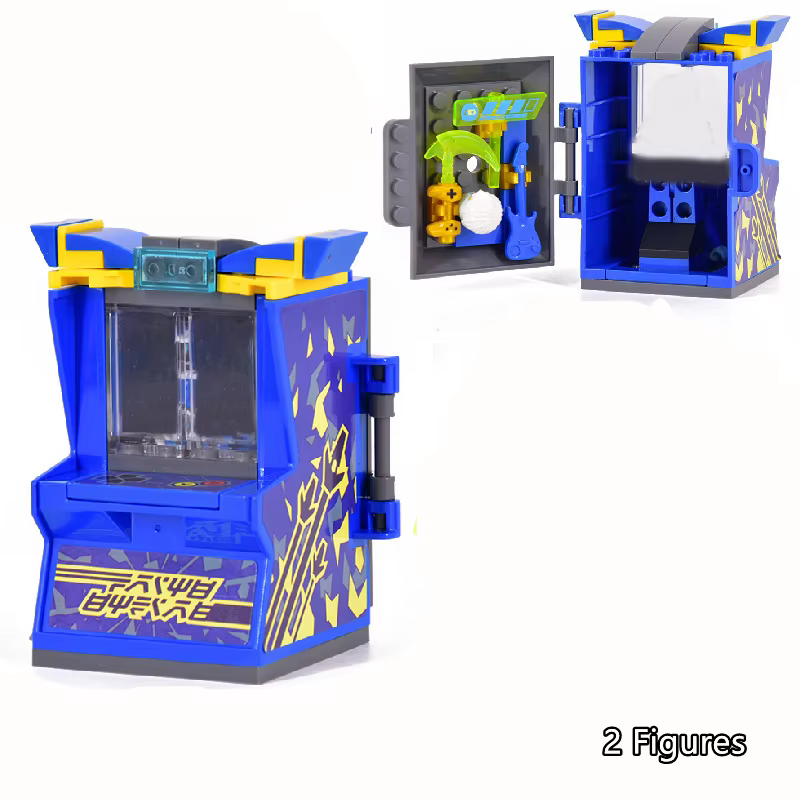 Ninja rétro Mini Console de jeu d'arcade blocs de construction KAI JAY ZANE modèle briques enfants Kits cadeau pour les enfants