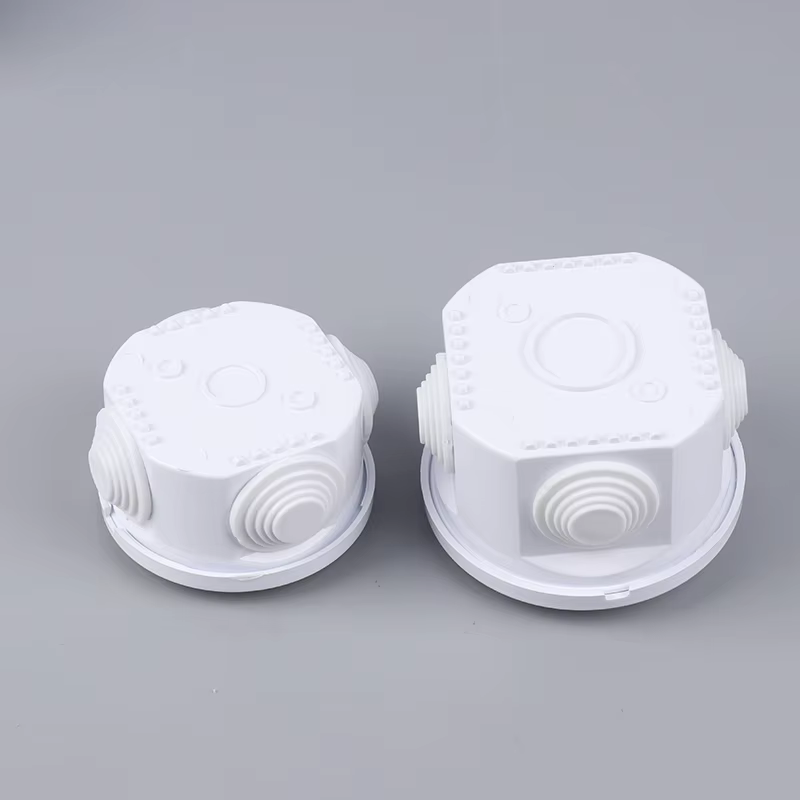 Boîtier de raccordement blanc étanche IP65 pour câbles