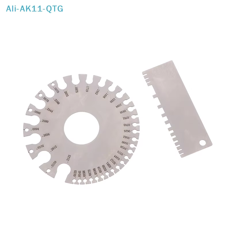 Nouveau jauge de mesure de diamètre de fil rond 0-36 AWG SWG en acier inoxydable pour inspection de soudure