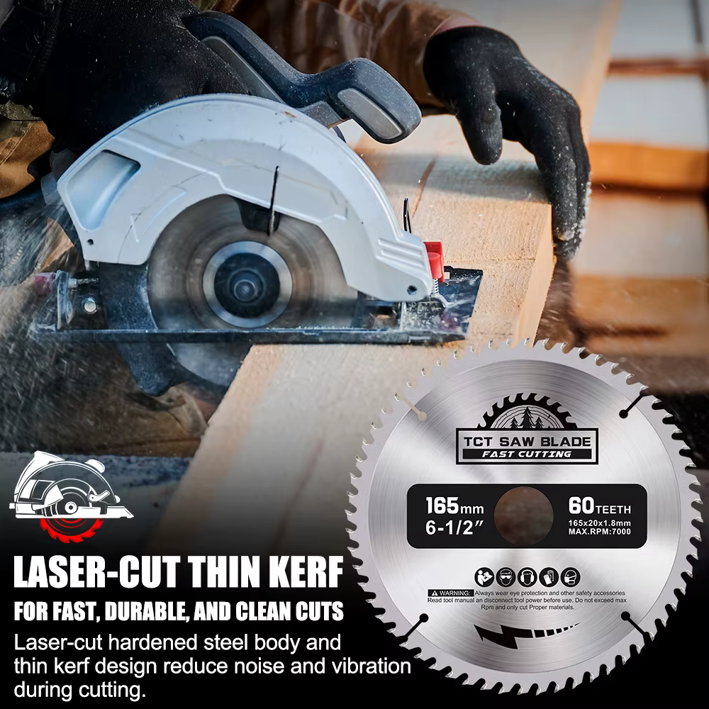 XCAN 165mm lame de scie circulaire TCT