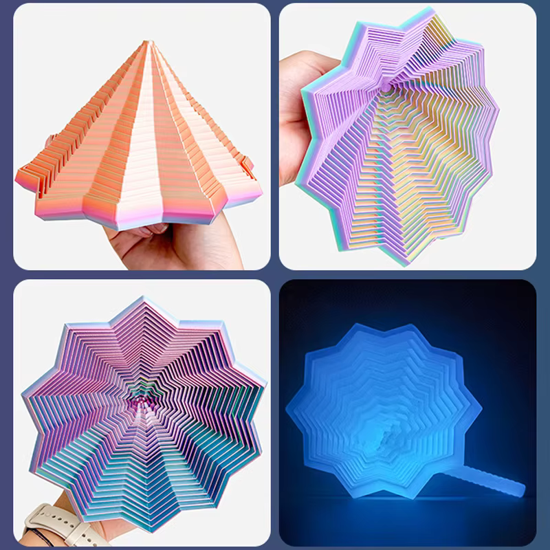 Modèle d'étoile sensorielle 3D imprimée en 3D