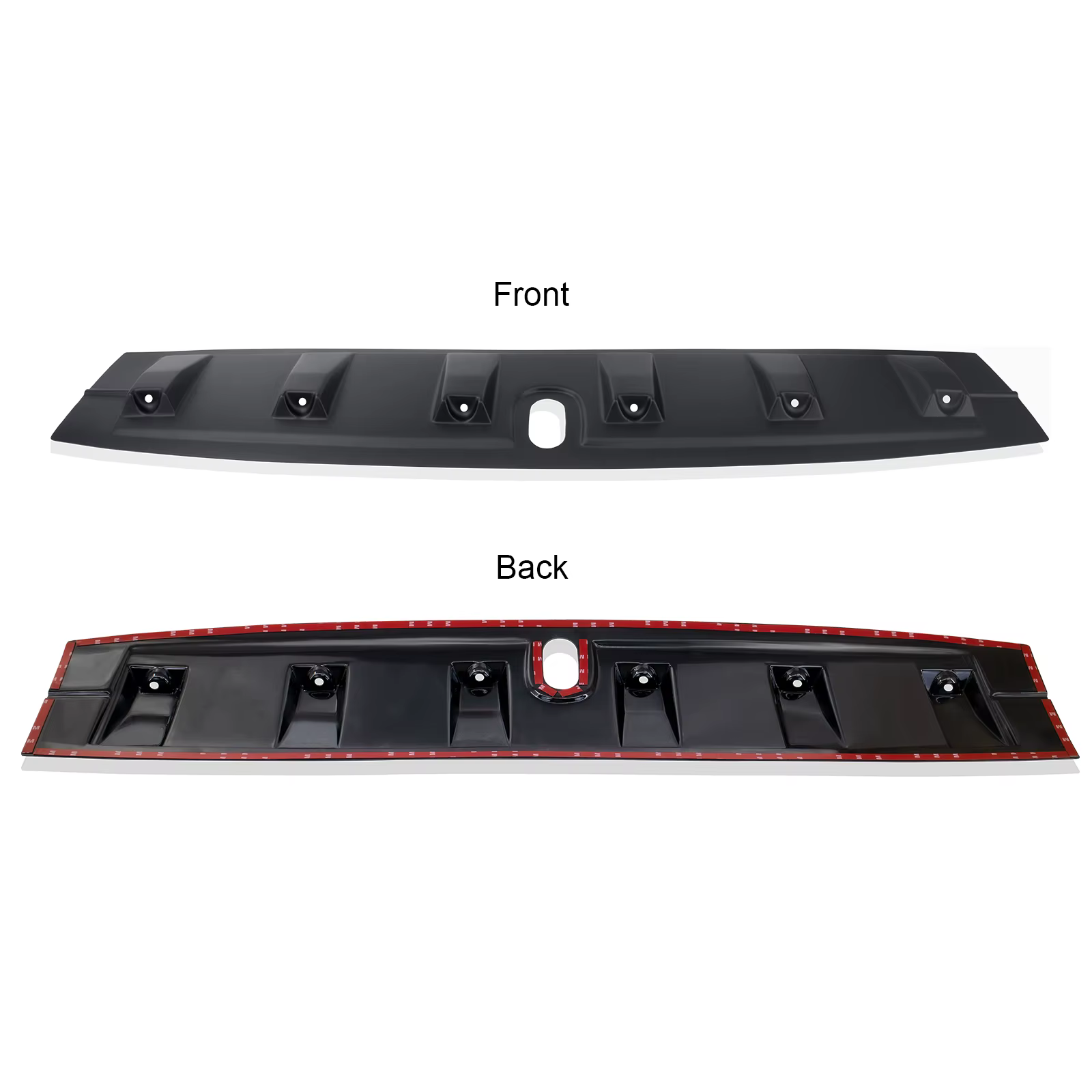Aileron de toit avant LED noir pour Ford Ranger Raptor, barre lumineuse de couverture de Spomicrophone, accessoires de voiture, 256, 2015, 2016, 2017, 2018, 4tage