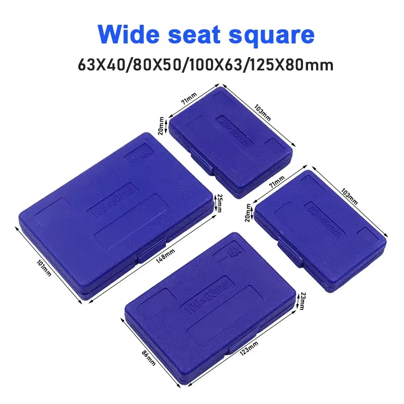 Règle d'angle en acier au carbone de haute précision en forme de L 90° ° Outil de mesure