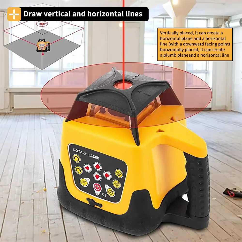 Niveau laser rotatif autonivelant 600m