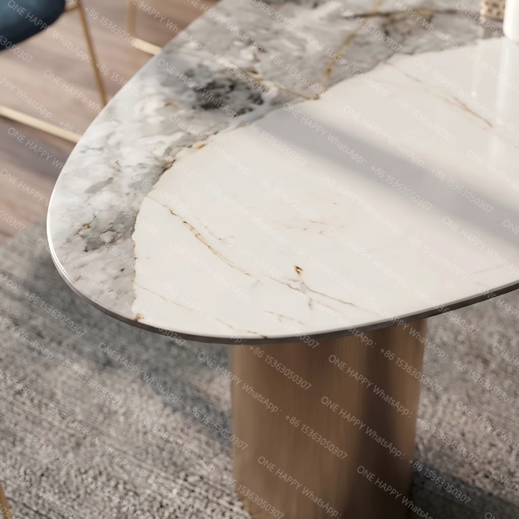 Table à manger en marbre italien sur mesure, toutes tailles, ensemble de salle à manger de luxe en pierre naturelle, villa, manoir, penthouse, cuisine, meubles de maison, décoration