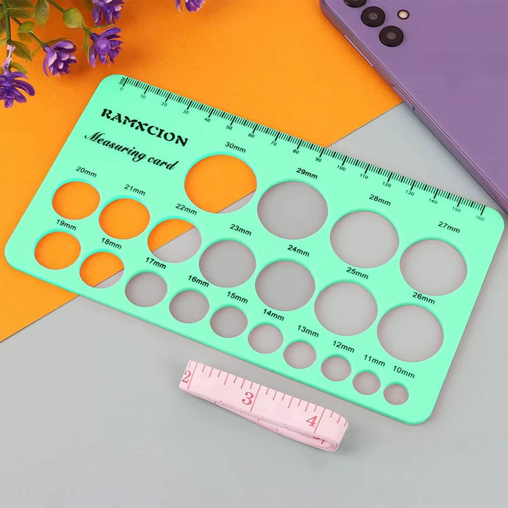 Règle de mesure de mamelon en silicone souple
