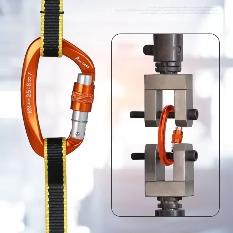 Mousqueton de sécurité professionnel 12/25KN