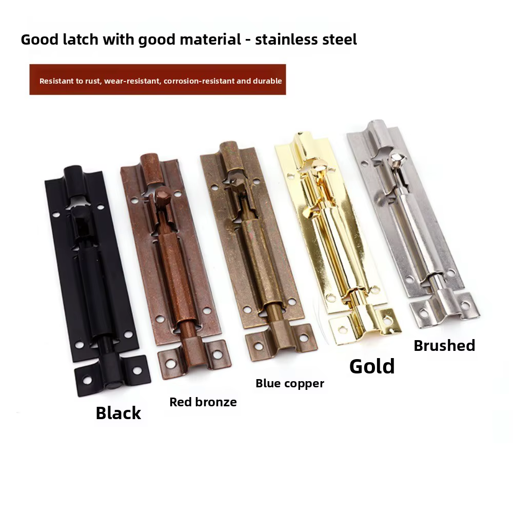 Loquet de serrure de porte en alliage d'aluminium