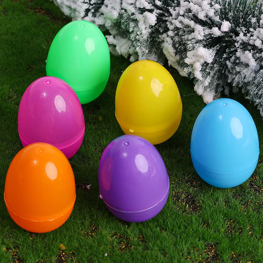 Oeufs de pâques en plastique rechargeables