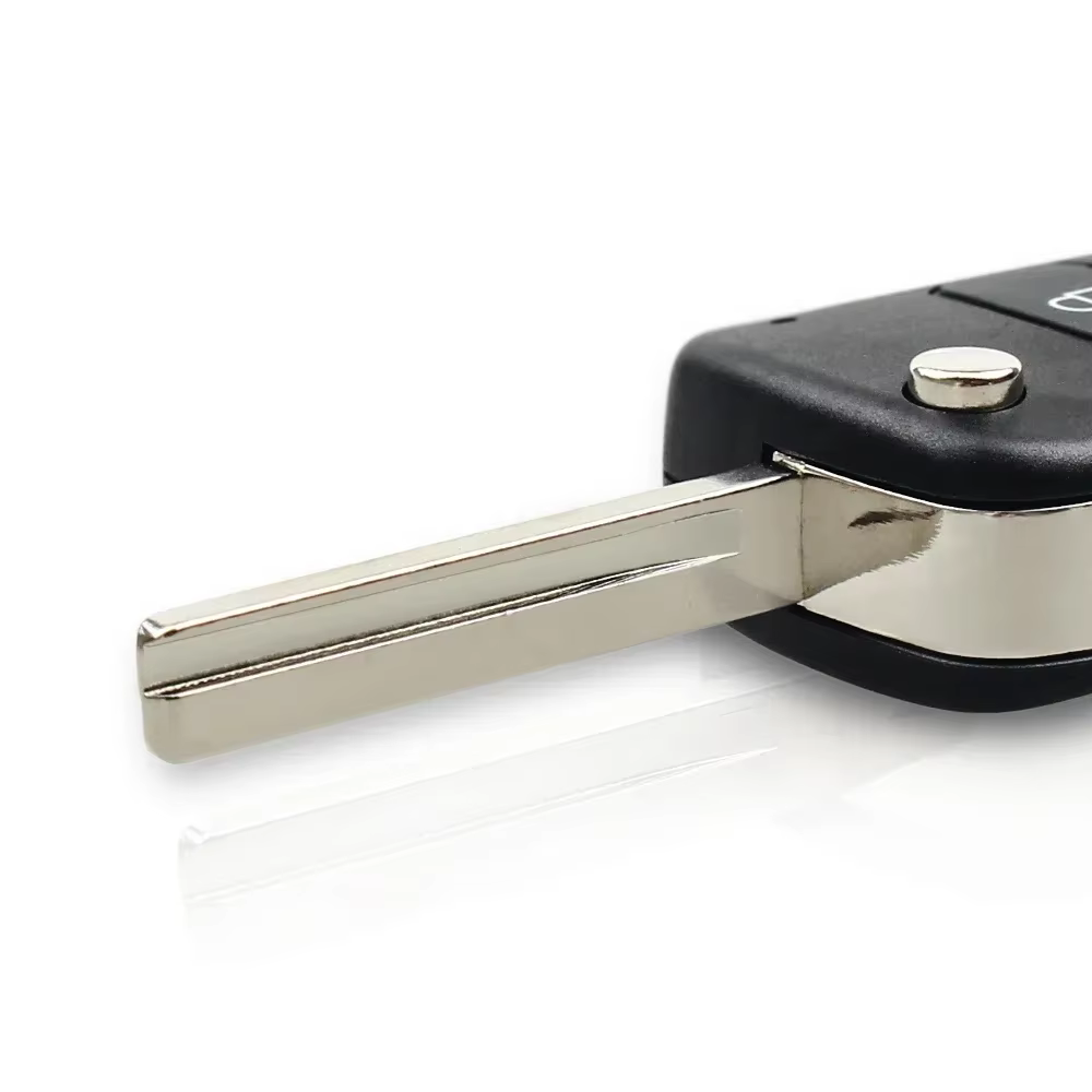 KEYYOU pour Hyundai I20 I30 IX35 I35 Accent Kia Picanto Sportage K5 3 boutons pliant étui pour clé de voiture à distance