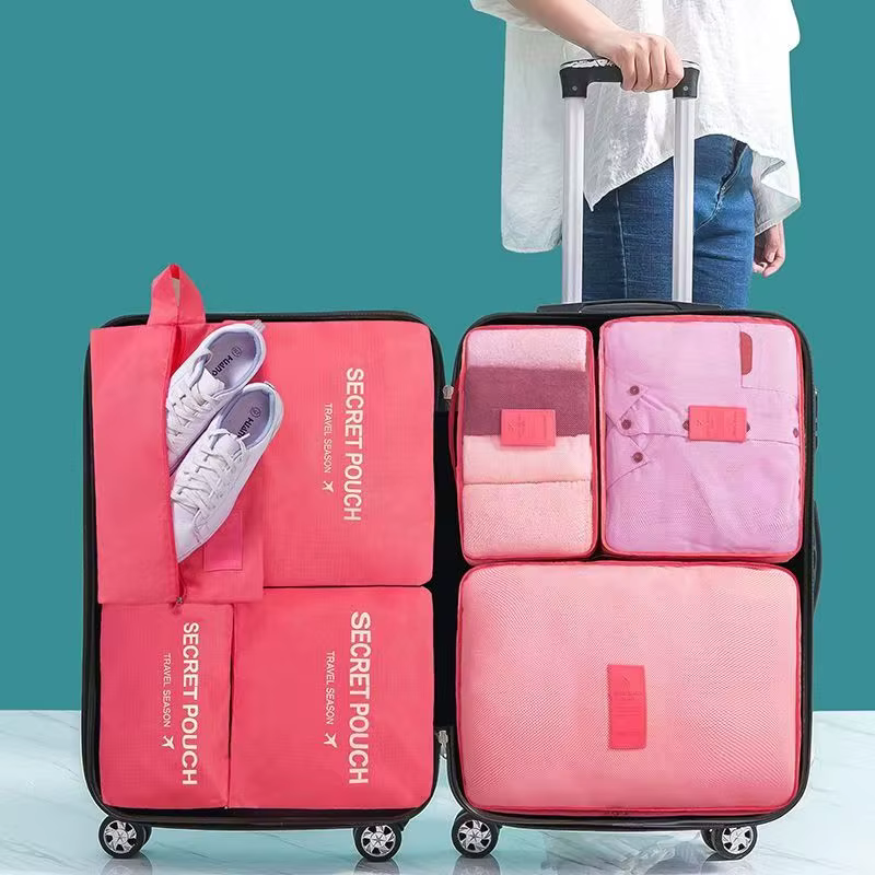 Lot de 6 pochettes de rangement pour valise de voyage