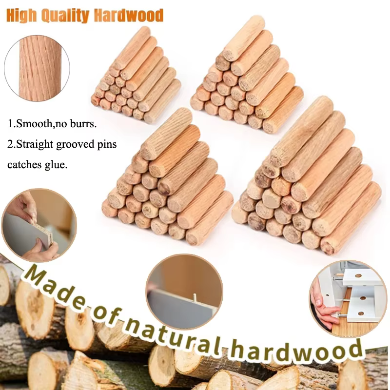 Ensemble de broches en bois pour armoire