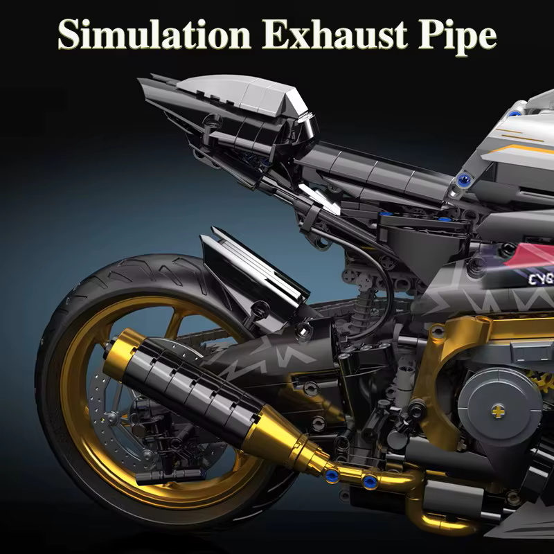 Ensemble de blocs de construction de moto