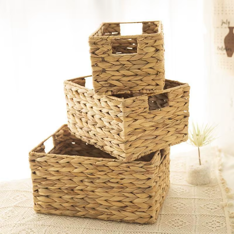 Panier de rangement tissé à la main