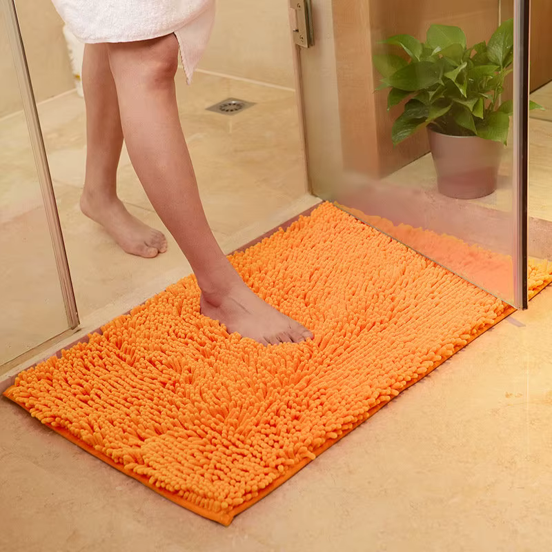 Tapis de bain épais à mémoire de forme, bon marché, pour toilettes, baignoire, salon, porte de salle de bain, tapis de sol absorbant