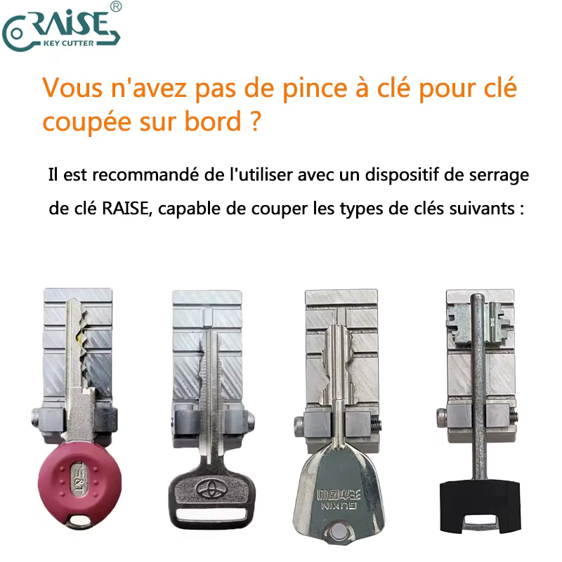Fraise pour Copier la Clé de Coupe des Bords pour Diverses Machines à Clés Verticales