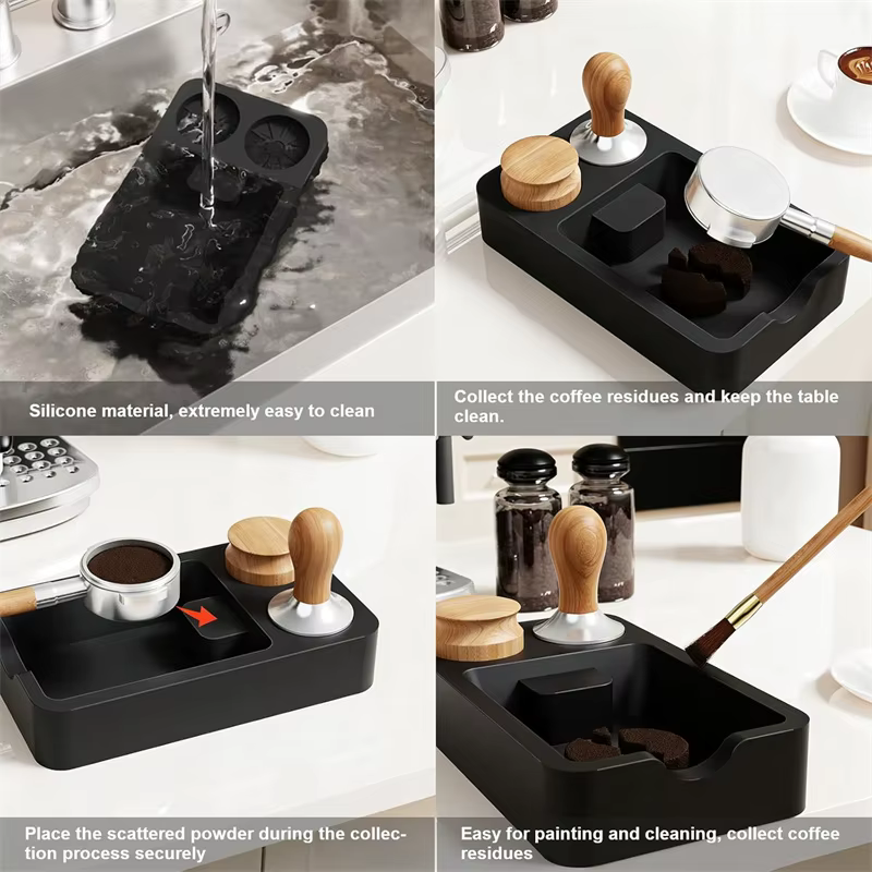 Boîte à marc de café 2-en-1 en silicone