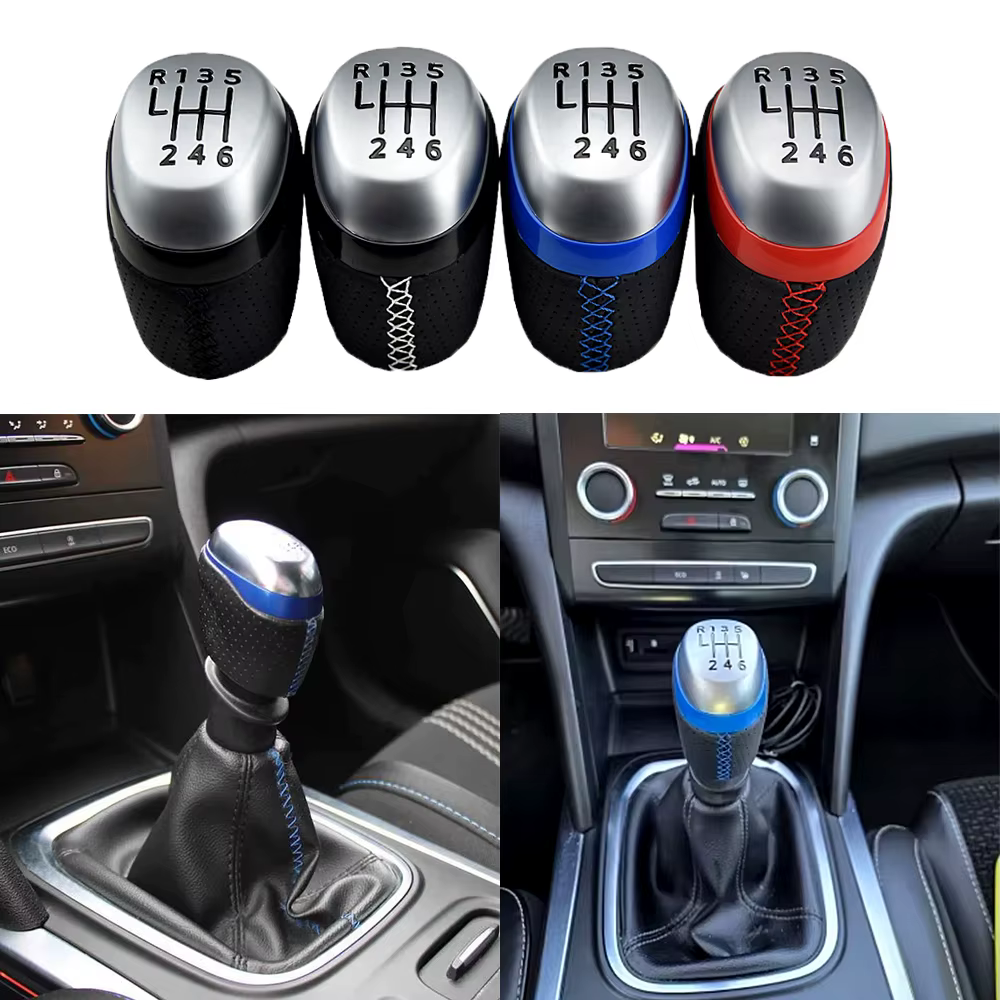 Pommeau de levier de vitesse intérieur de voiture