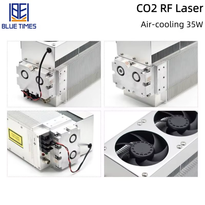 Bluetimes CO2 RF Laser Machine polyvalente Laser RF haute Performance pour couper/gravure/soins de la peau fiable et facile à utiliser