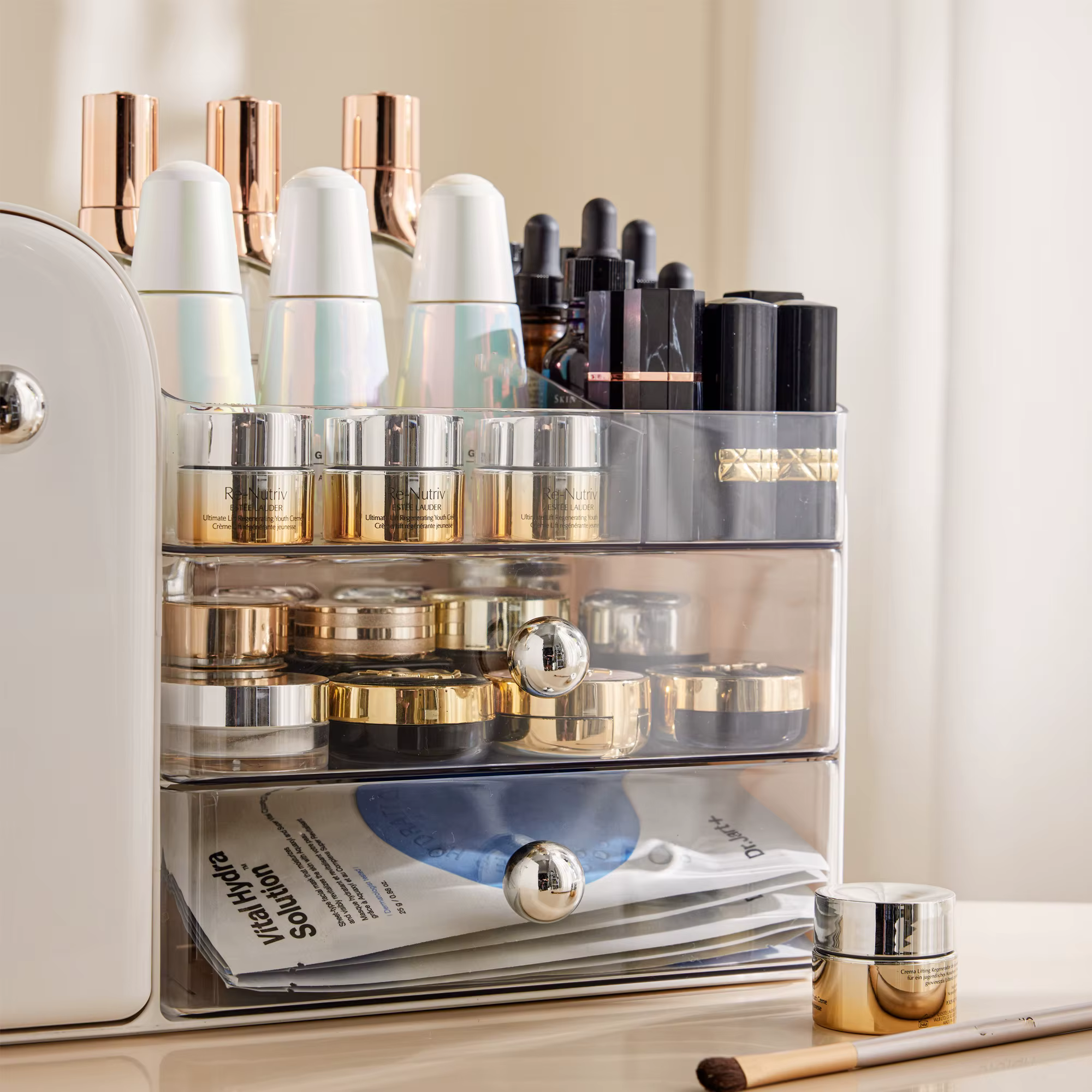 Boîte de rangement multifonctionnelle pour cosmétiques