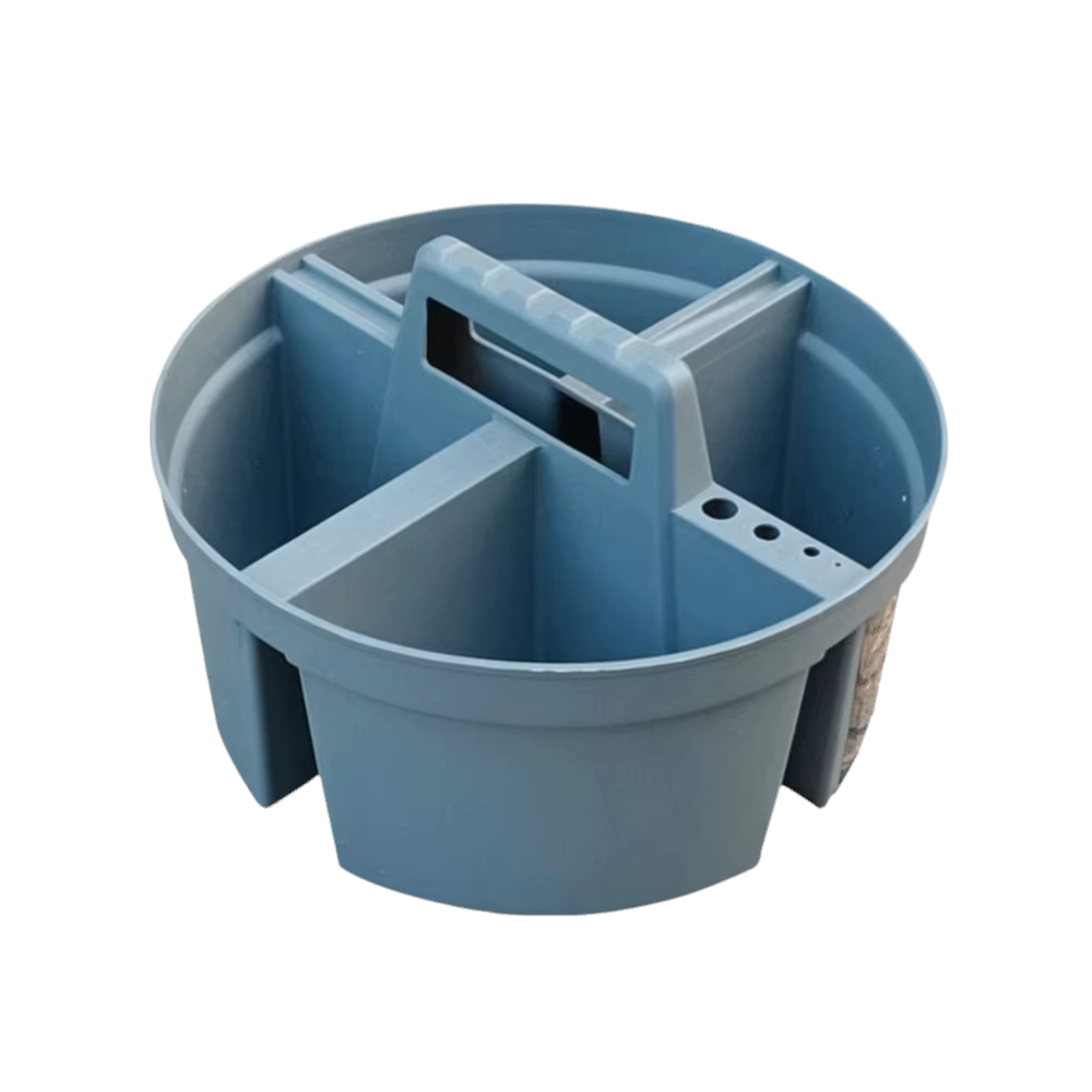 Boîte de rangement en plastique à quatre compartiments