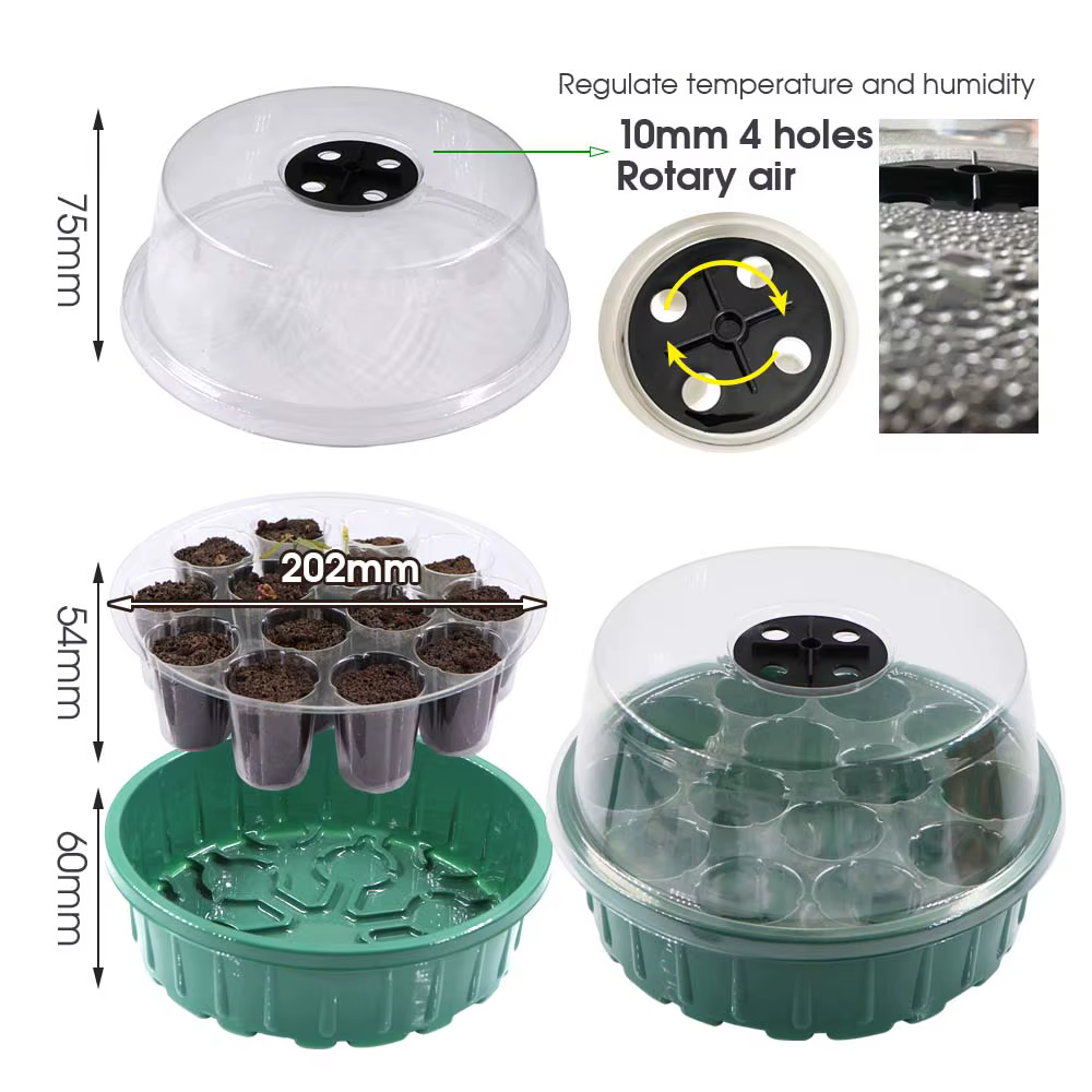 Boîte de Germination Ronde à 13 Cellules