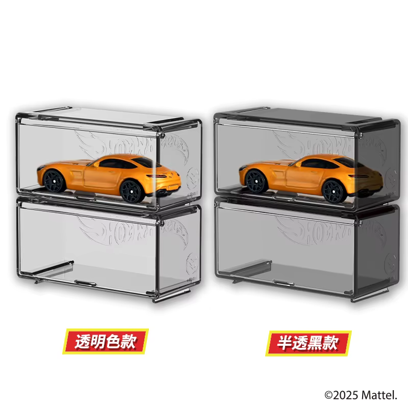 Hot Wheels – boîte de rangement de voiture pour garçons, vitrine, modèle Non télécommandé, piste ferroviaire, organisateur de véhicule Compatible, étui à jouets