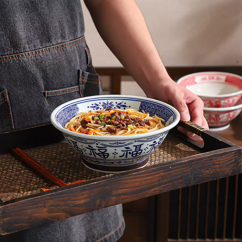 Bol à nouilles chinois Fuzi pour la maison