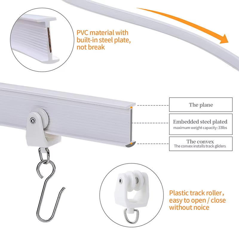 Rideau Flexible et pliable de 1 à 6M