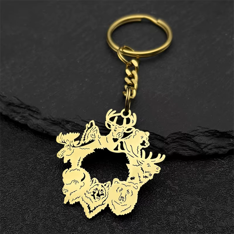 Porte-clés pendentif animaux mignons pour femmes et hommes