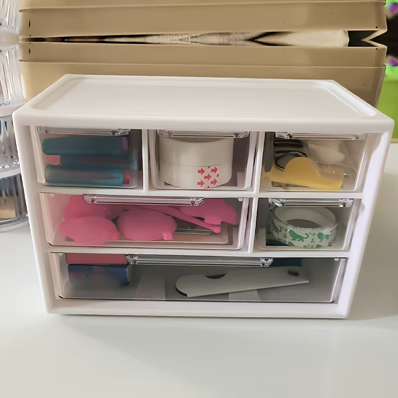 Boîte de rangement à tiroirs à Six compartiments