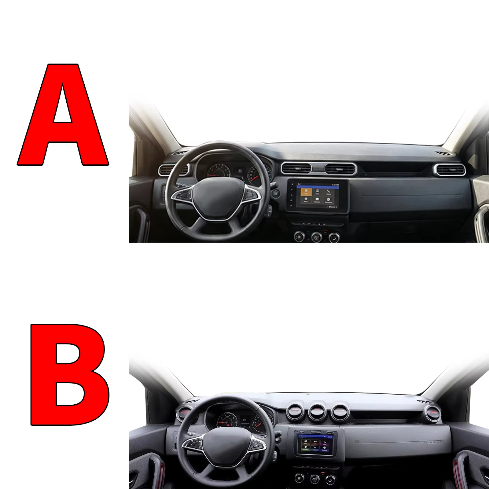 Pour Renault Dacia Duster 2023 2022 2021-2018 ​ ​ Housse de tableau de bord de voiture