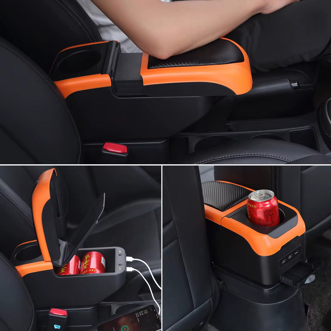 Boîte d'accoudoir pour Citroën C3
