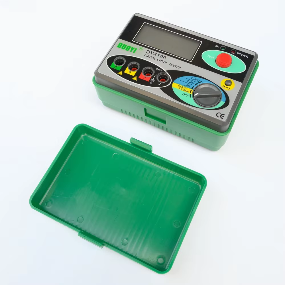Compteur de résistance de terre numérique mégohmmètre 0-2000 Ohm Instruments d'inspection testeur