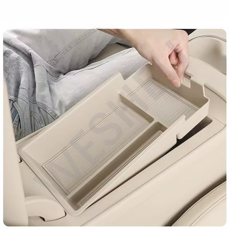 Boîte de rangement pour accoudoir MG S6 EV 2026, conteneur de rangement durable pour console centrale, ajustement précis, installation facile, accessoires intérieurs