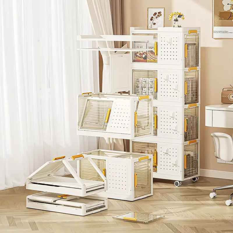 Boîte de Rangement Pliante en Plastique de Grande Capacité