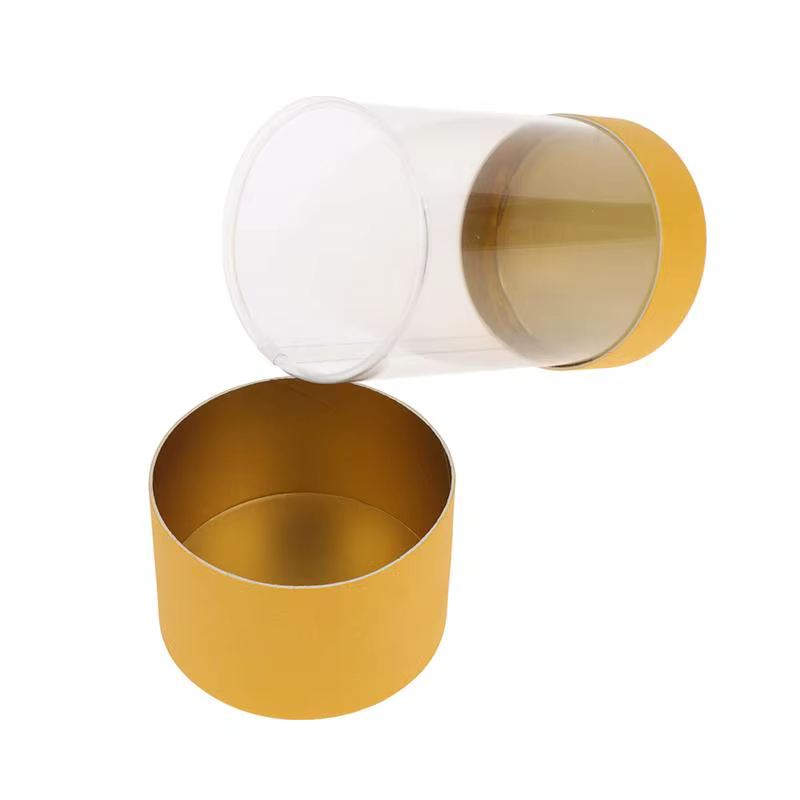 Boîte cylindrique artisanale pour le bricolage